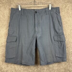 Polo Ralph Lauren Classic Fit Shorts Drill Khaki Cargo Mens Size 35 Blue